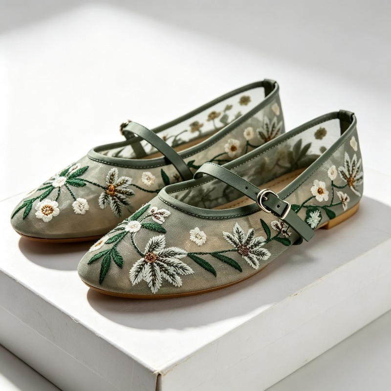 Ethnic Fashion Design - Malha bordada lazer ballet apartamentos mulheres