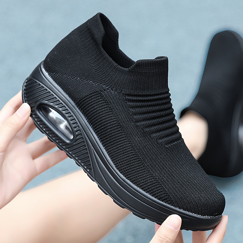 Ethnic Modern Fashion - Sapatos casuais de malha para mulheres,