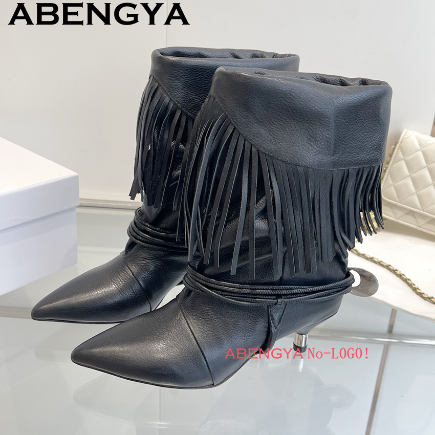 Camurça borda de couro borla d - Ethnic Fashion Women avaliação e preço