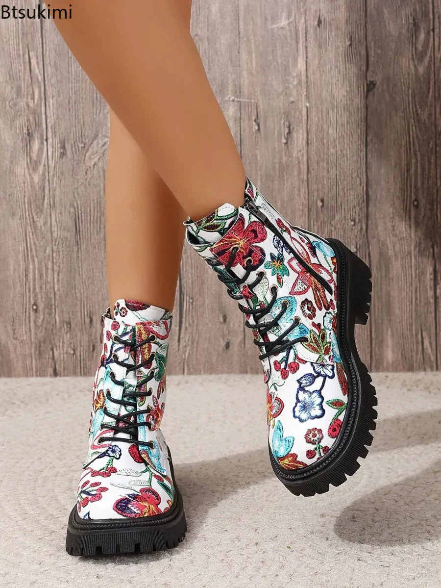Botas femininas da moda, com f - Ethnic Fashion Women avaliação e preço