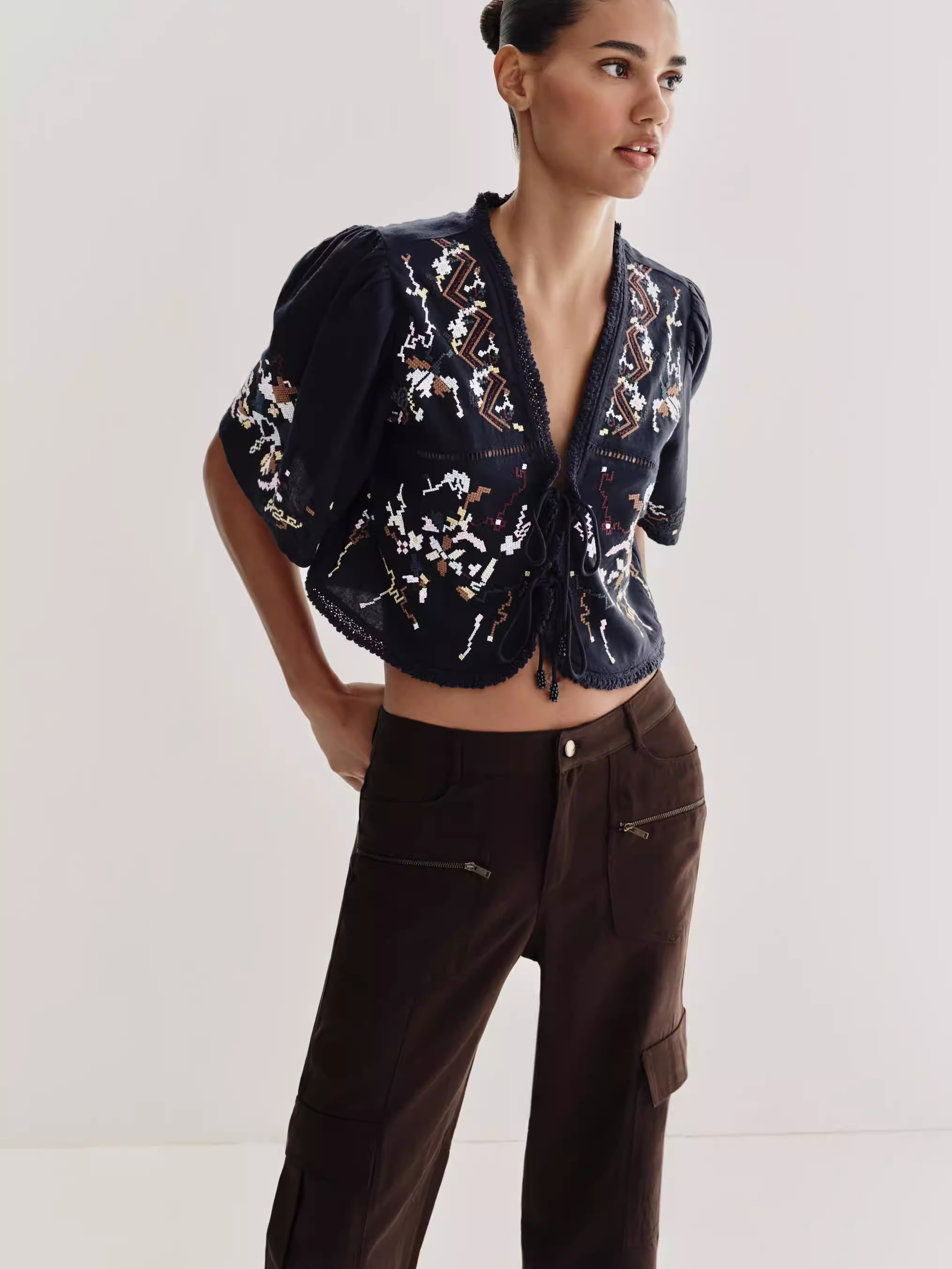 Nova Blusa Feminina de Verão S - New Ethnic Fashion avaliação e preço