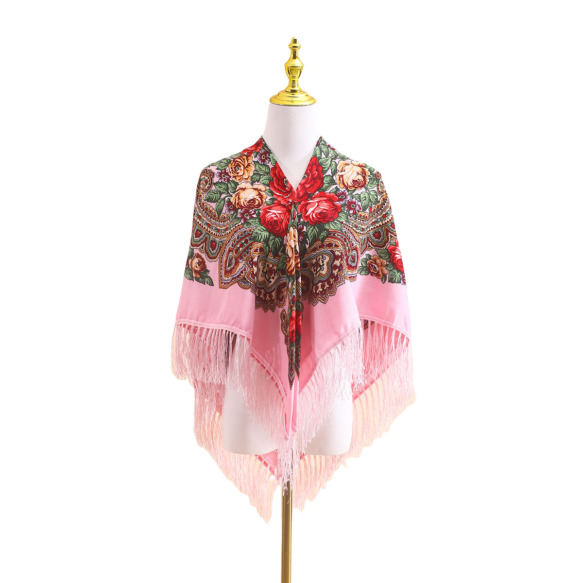 Xale Étnico Russo de 110cm par - Go Ethnic Fashion avaliação e preço
